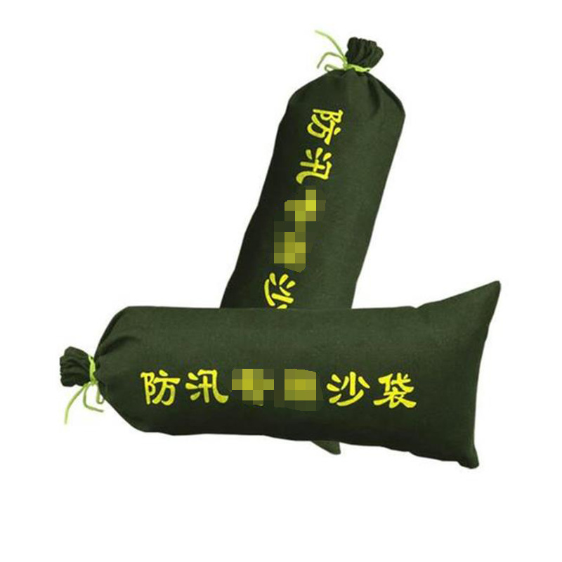 Wholesale Flood Control Sandbags 30*70 Thickeneded Canvas Sand-Free Flood Control Special Sandbags Fire and Flood Control Sandbags