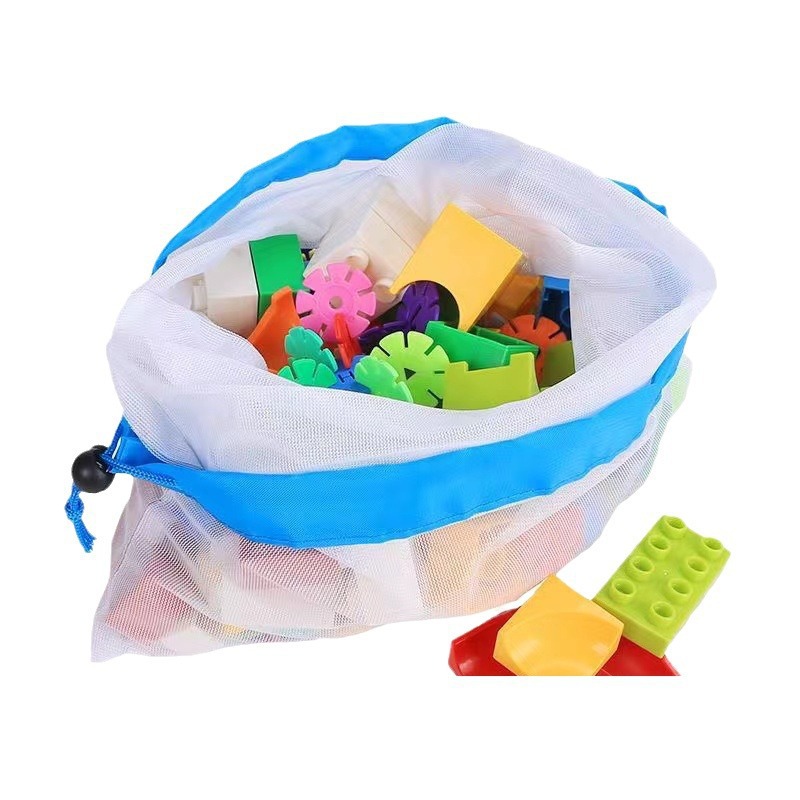 Baby Toy Storage Transparent Drawstring Beat Children's Building Blocks Net Bag Storage Bag Artifact Sorting Net Bag