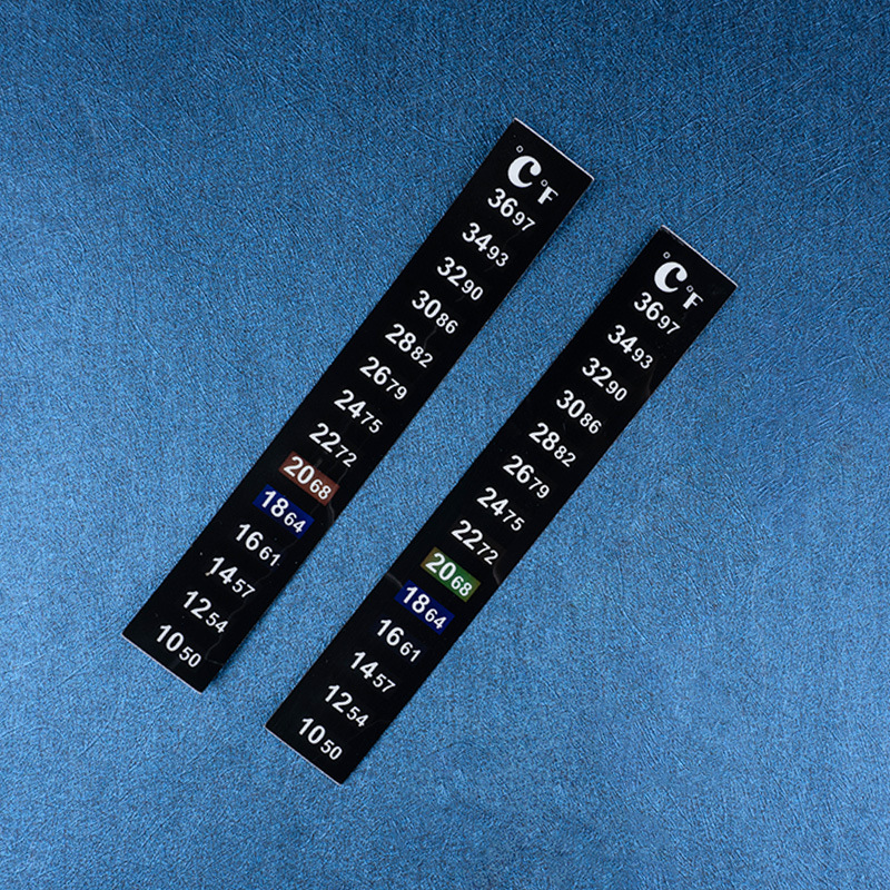 Aquarium thermometer 10-36 ℃ liquid crystal temperature measurement patch reptile box digital temperature fish tank thermometer