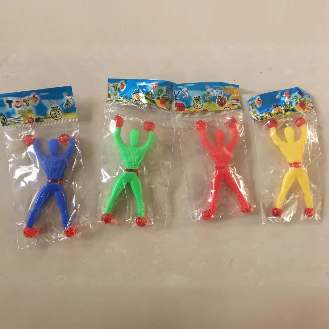 Climbing wall spider man sticky cicada hand sticky palm slingshot dinosaur pinch music suspension ball children's decompression artifact