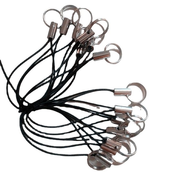 diy Handmade Jewelry Double Ring Mobile Phone Rope Mobile Phone Accessories Jewelry Pendant Rope Jewelry Accessories Doll Doll Hanging