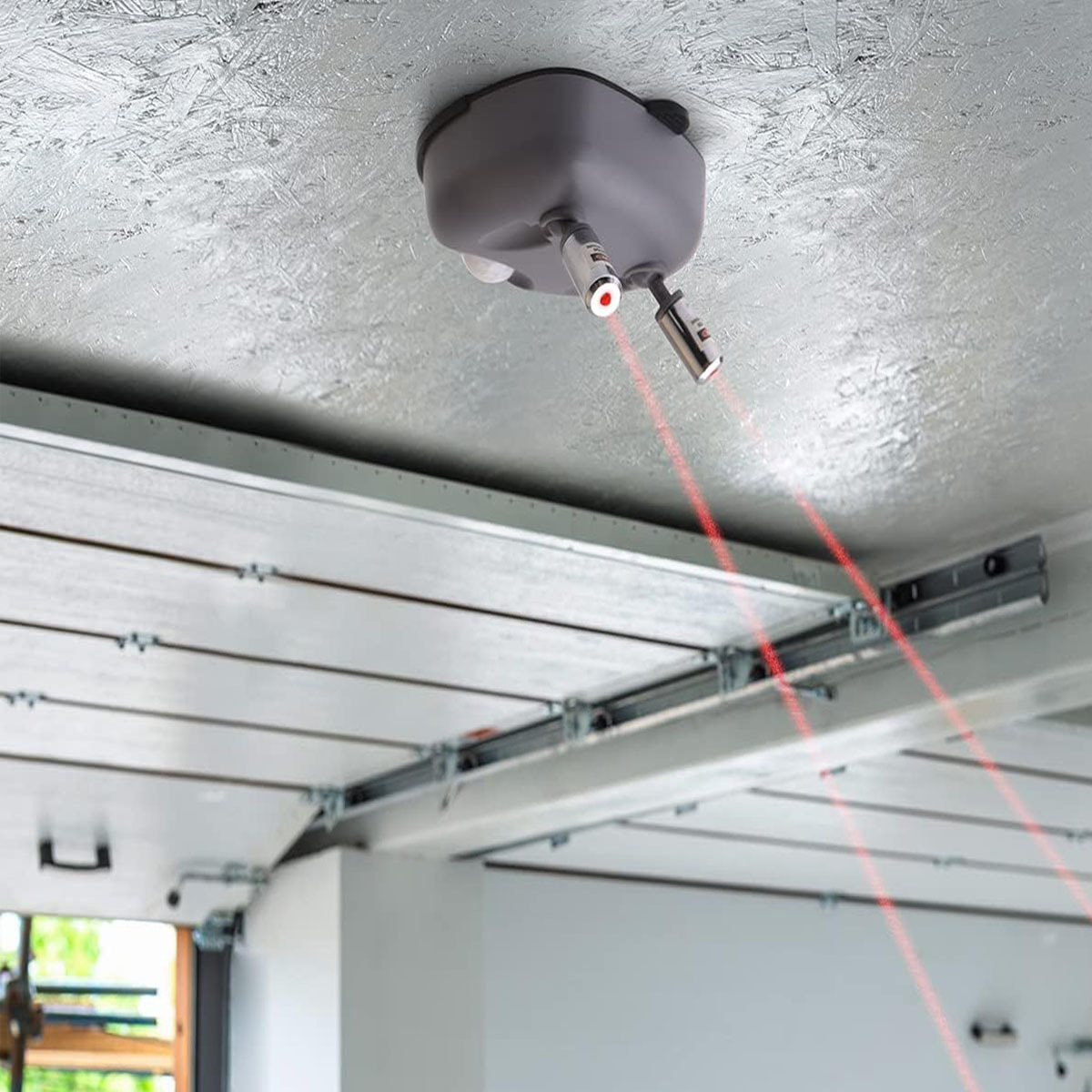 Cross-Border New Product Garage Induction Laser Light Plug-In Battery Model Spot Parking Assist Double-Head Laser Parking Meter