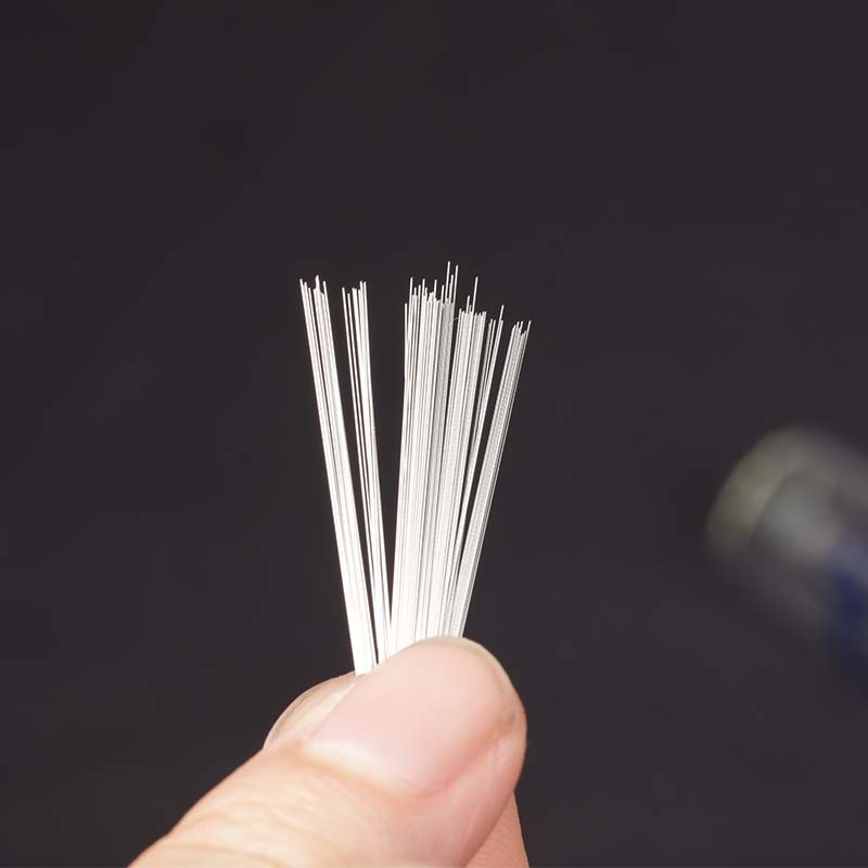 0.05mm Wire Fine Metal Wire Straightening and Cutting Tungsten Steel Wire Coated Needle Straight Grinding Head Straightening Manufacturer Wholesale