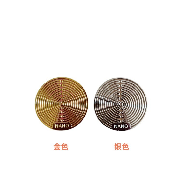 Cross-Border Supply of 5g Emf Protection Anti Radia 24K Metal Coil Energy Mobile Phone Sticker
