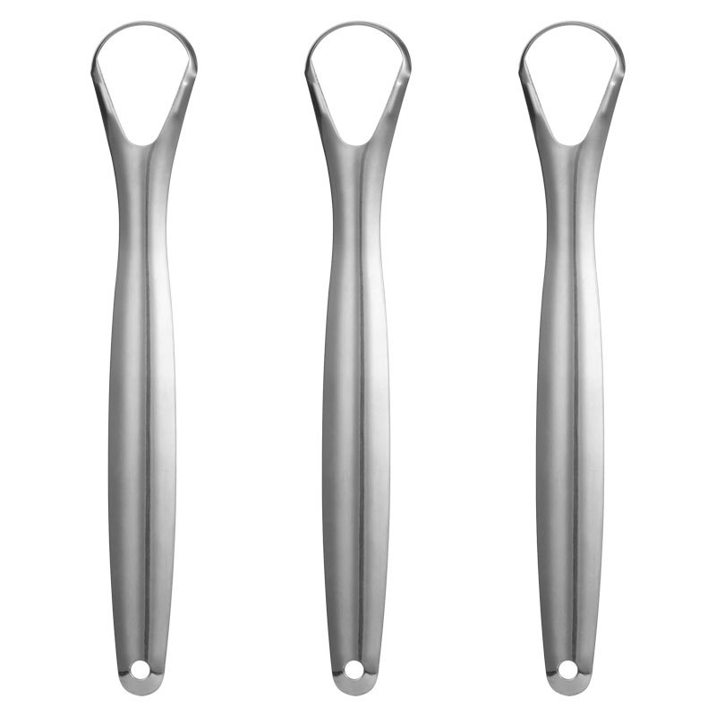 Stainless Steel Tongue Scraper Tongue Coating Cleaner Tongue Scraper Tongue Coating Brush Oral Cleaning Tool Tongue Coating Scraper Artifact