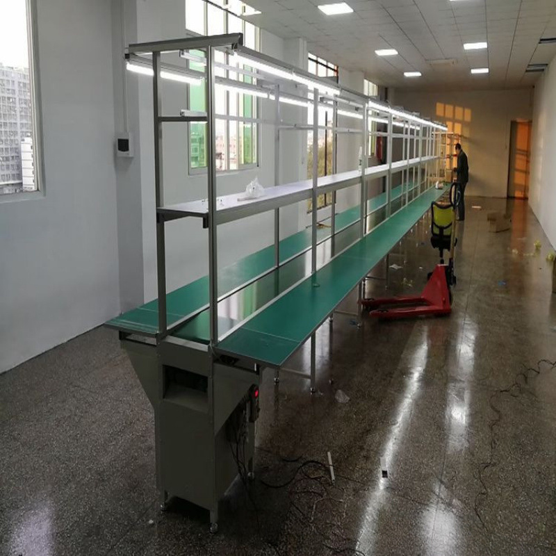 Spot Assembly Line Workbench Automated Production Line Belt Conveyor Anti-Static Workshop Workbench Assembly Line