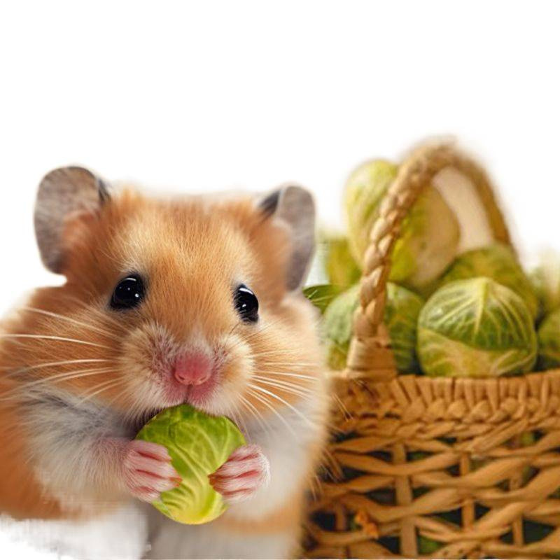 Hamster Snacks Freeze-Dried Spore Cabbage Teething Fattening Ready-To-Eat Pet Vegetables Golden Bear Rabbit Squirrel Feed