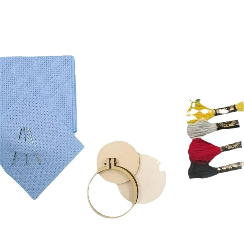 Cross-border New Christmas Cross Stitch Advent Calendar Christmas Cross Stitch Gift Box