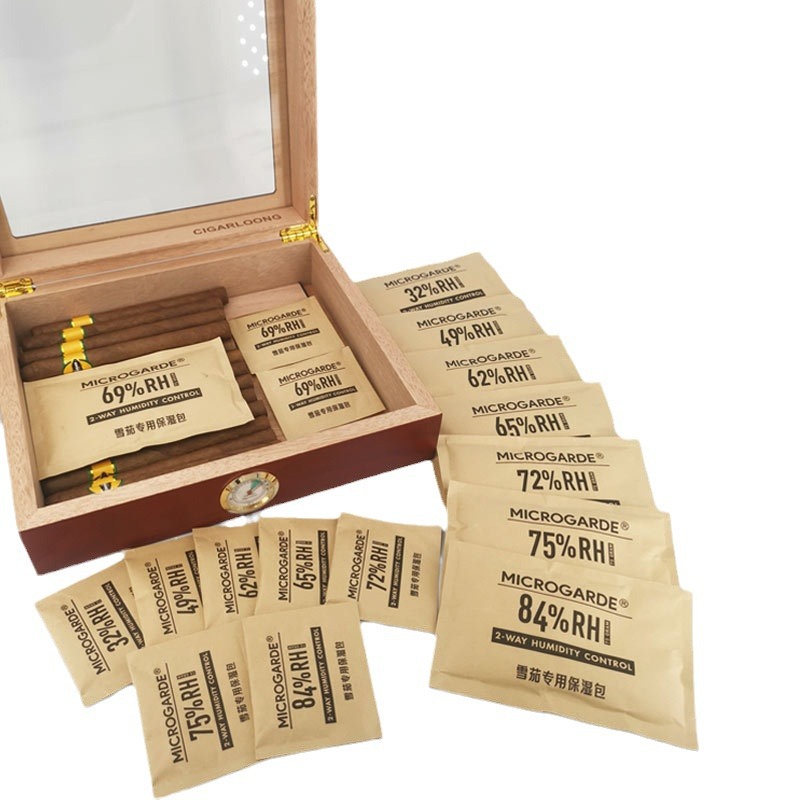 Daily Moisturizing Bag Two-Way Humidification 69 Pack Humidity Control Pack Cigar Humidification Pack Humidification Pack Cigar Humidification Pack Oem Customization