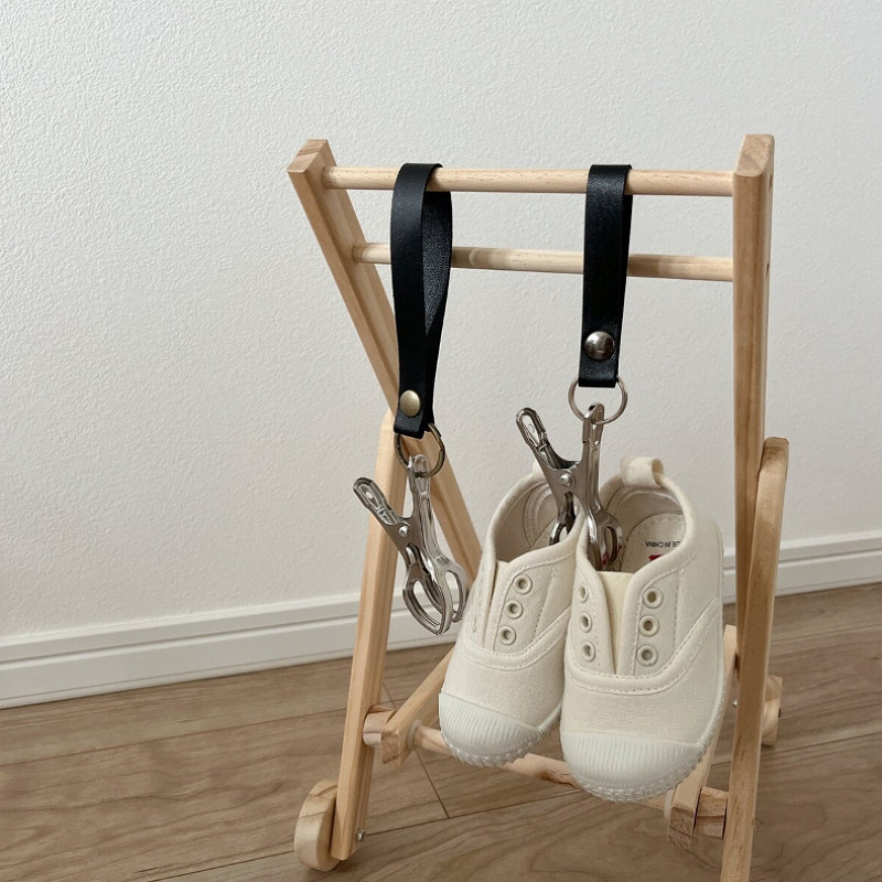 Кросс-бодер клипса для обуви для коляски для матери и ребенка портативная сумка для хранения обуви из нержавеющей стали