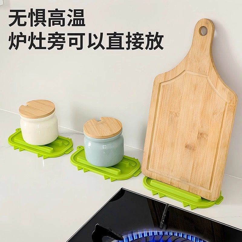 Cute Piggy Pot Lid Storage Mat Pot Lid Placer Countertop Drain Mat Multifunctional Insulation Mat Chopping Board Placement Mat