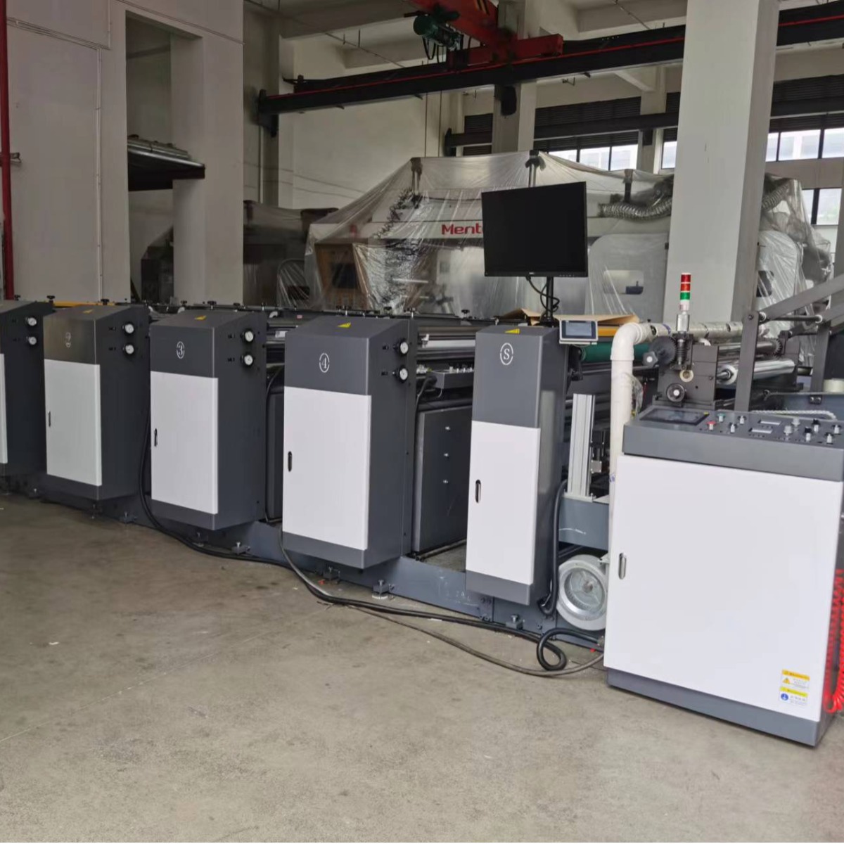 Nasal saliva disposable test paper flexo printing machine fast food plate paper cup paper roll paper unit type flexo printing machine
