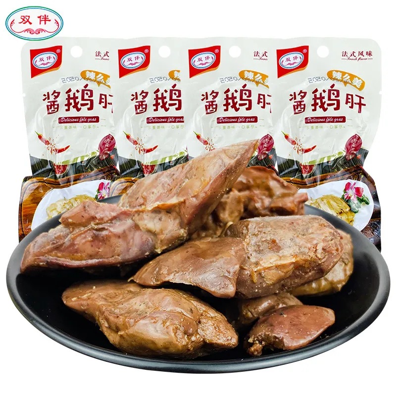 French flavor sauce foie gras instant marinated cooked food vacuum small package 25g goose snacks wholesale postage