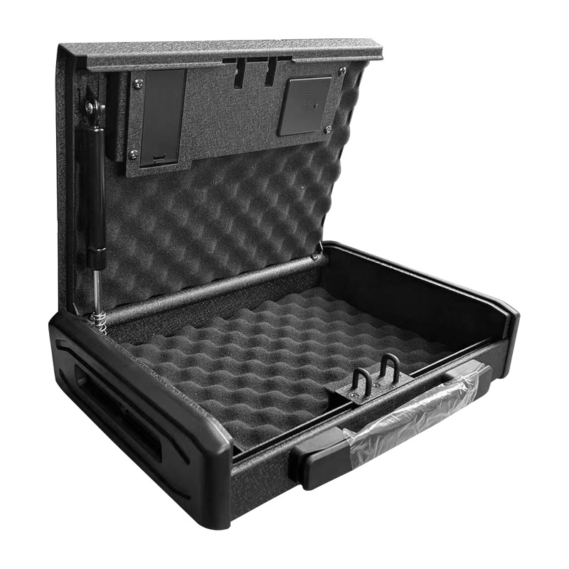 T6 Portable Pistol Box Suitcase Password Fingerprint Telescopic Car Office Home Can Be Customized
