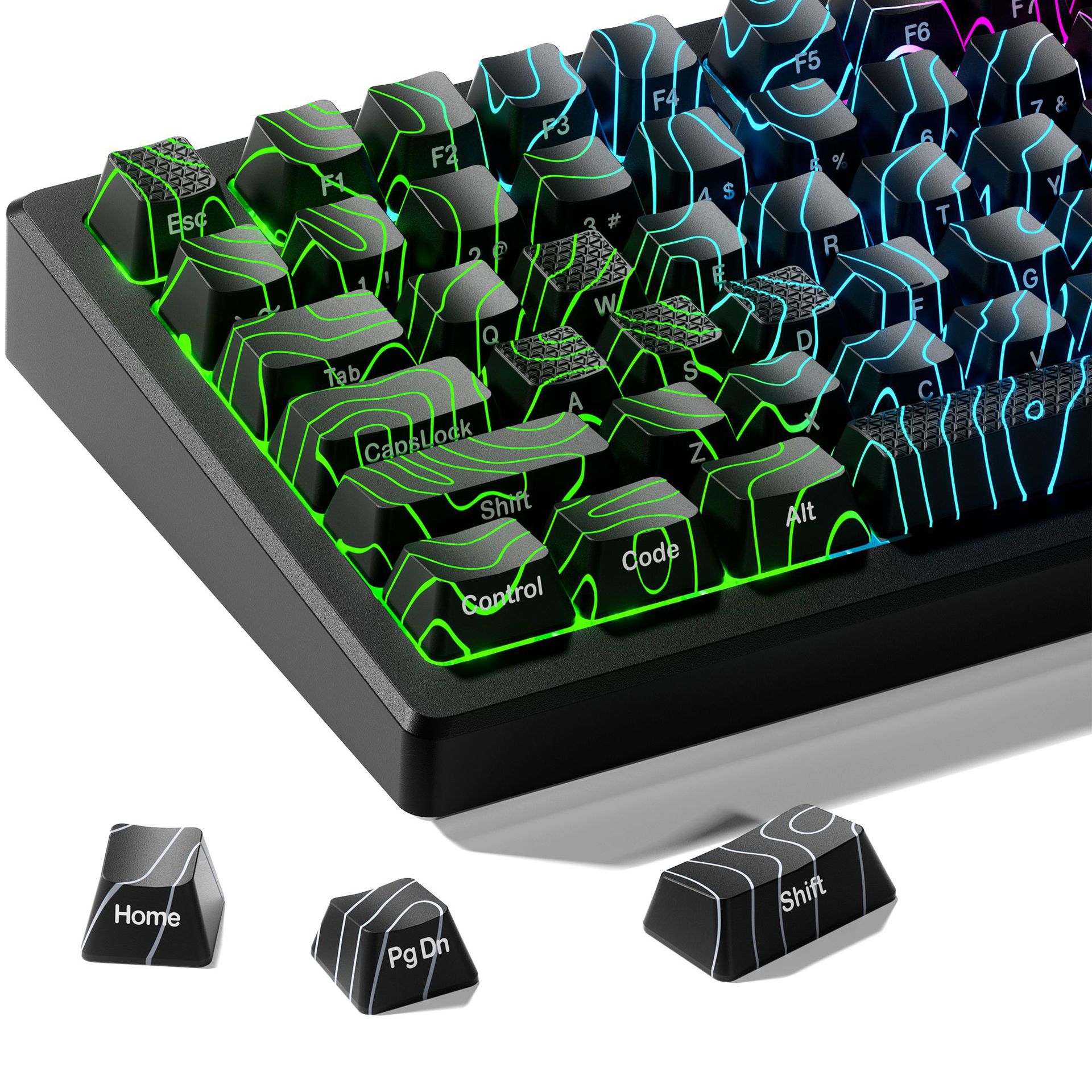 Контур XVX 2.0 совместим с корейским, русским, арабским языками и большинством механических клавиатур