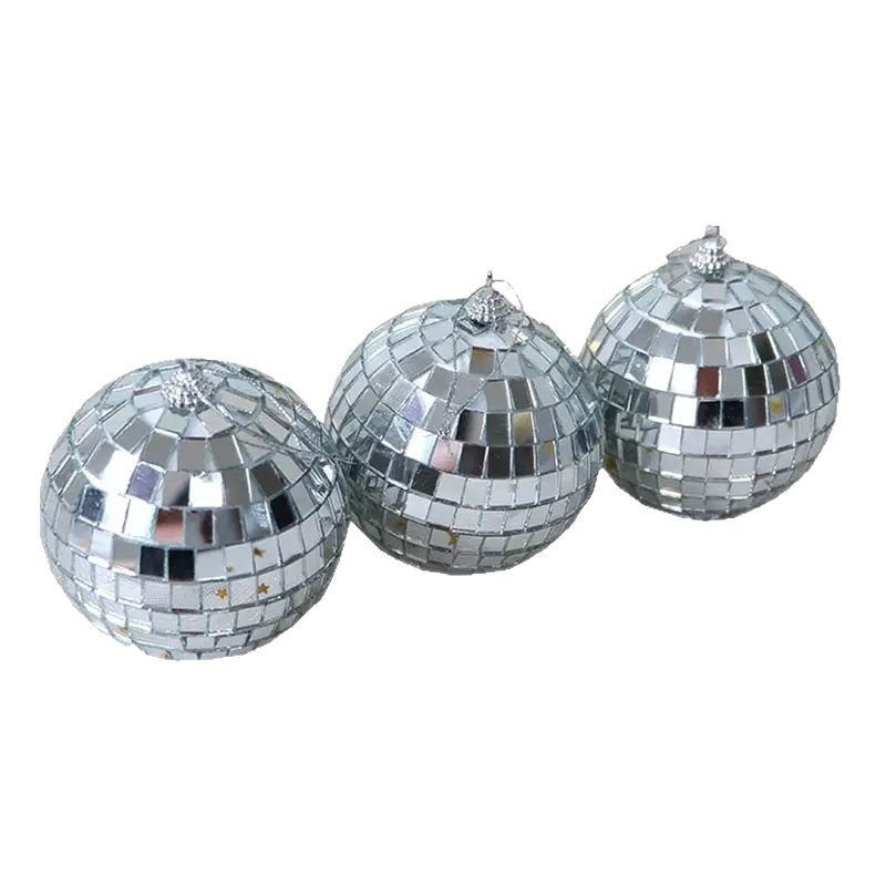 Amazon hot selling factory direct wedding decoration ball bar 2cm-100cmDiscoBall glass mirror ball