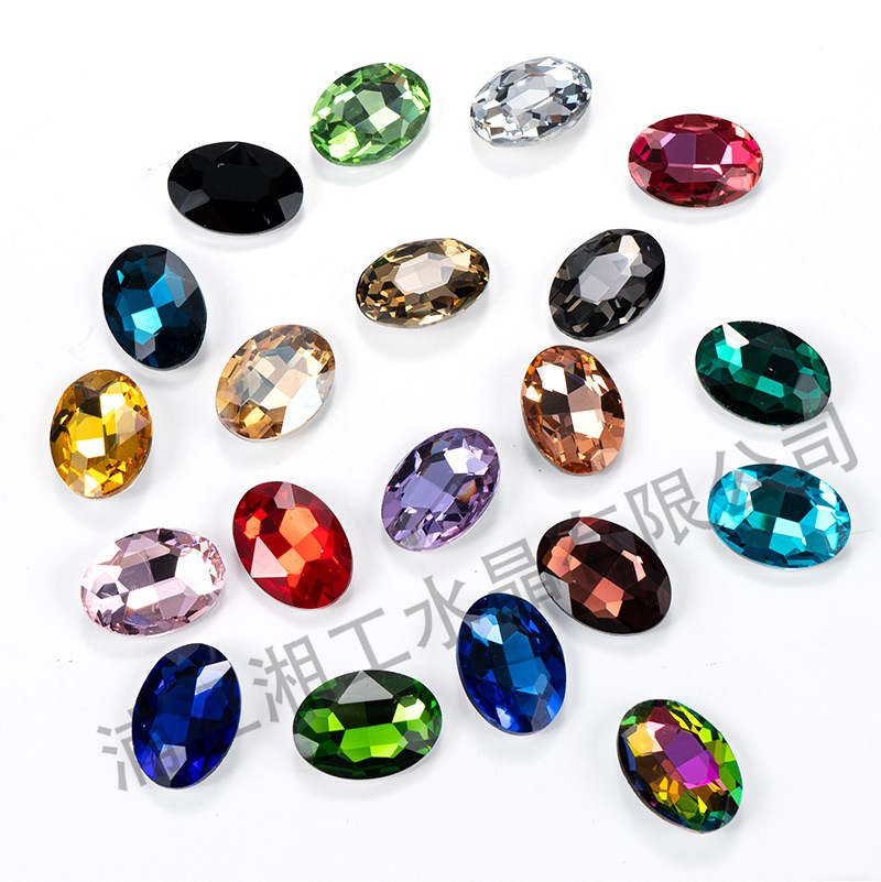 Стразы в форме овала с острым задним краем для DIY, аксессуары для одежды, обуви, сумок, стразы в форме черепахи, стразы для ногтей