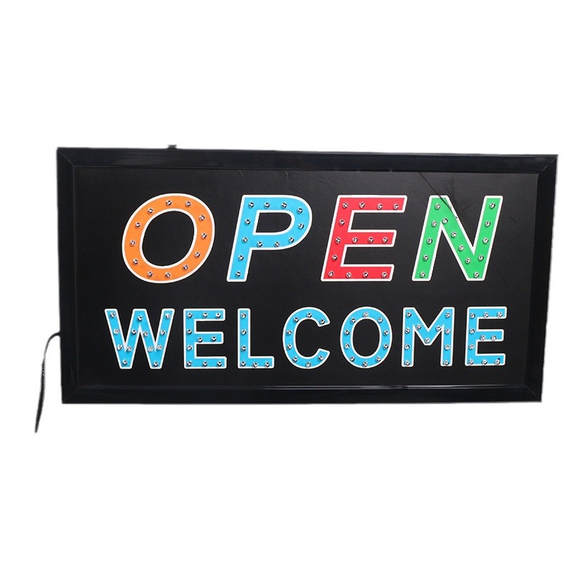 Foreign trade hot sale Photo LED Billboard led open sign board neon light-emitting shop recruitment Changliang
