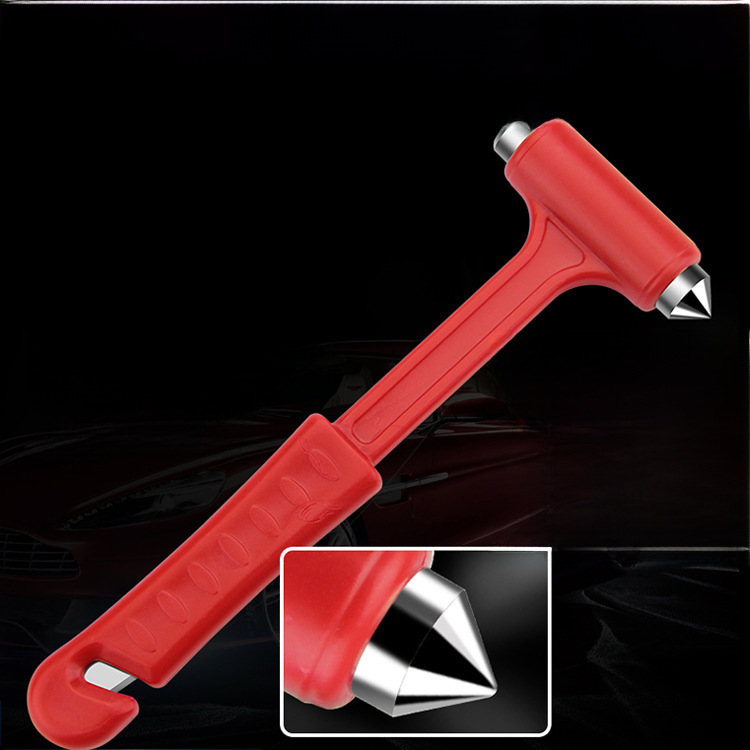 Multifunctional Two-In-One Safety Hammer Car Safety Supplies Solid Mini Safety Hammer Car Escape Tool Small Hammer