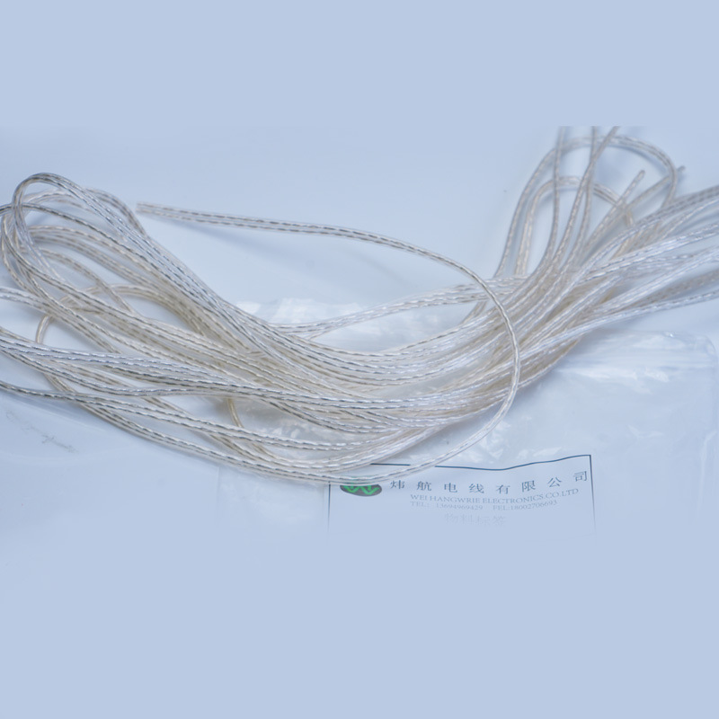 Factory Direct Supply 2040/4C Transparent Silver-Plated Parallel Two-Core Transparent Double-Parallel Digital Wire Tinned Copper Power Cord