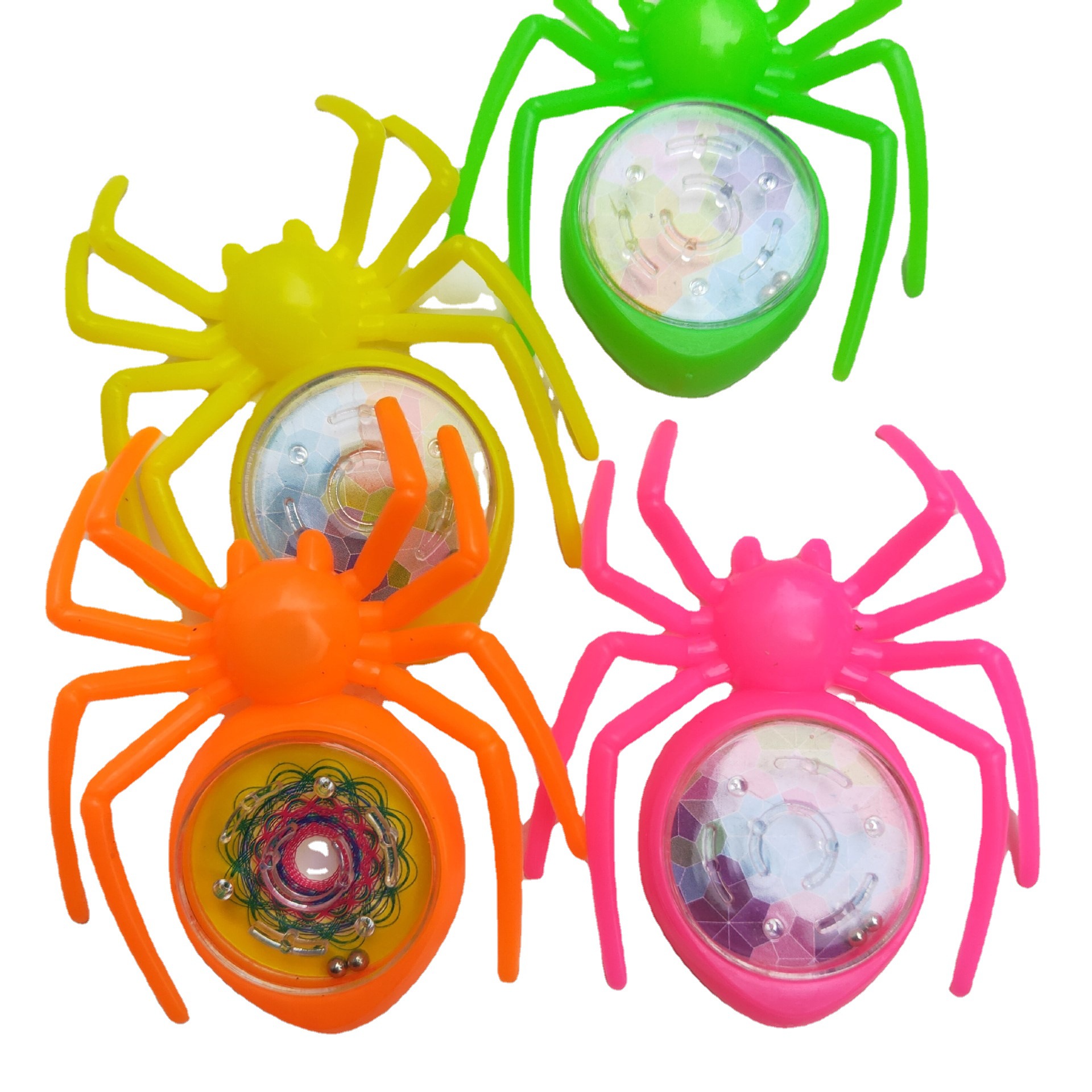 Children's creative Spider maze small toys color ball kindergarten small toys to push small gifts wholesale