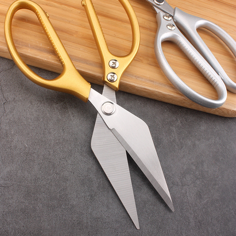 Thickened Stainless Steel Multifunctional Kitchen Scissors for Bones and Food Household Chicken Bone and Duck Bone Scissors Factory Ready Supply