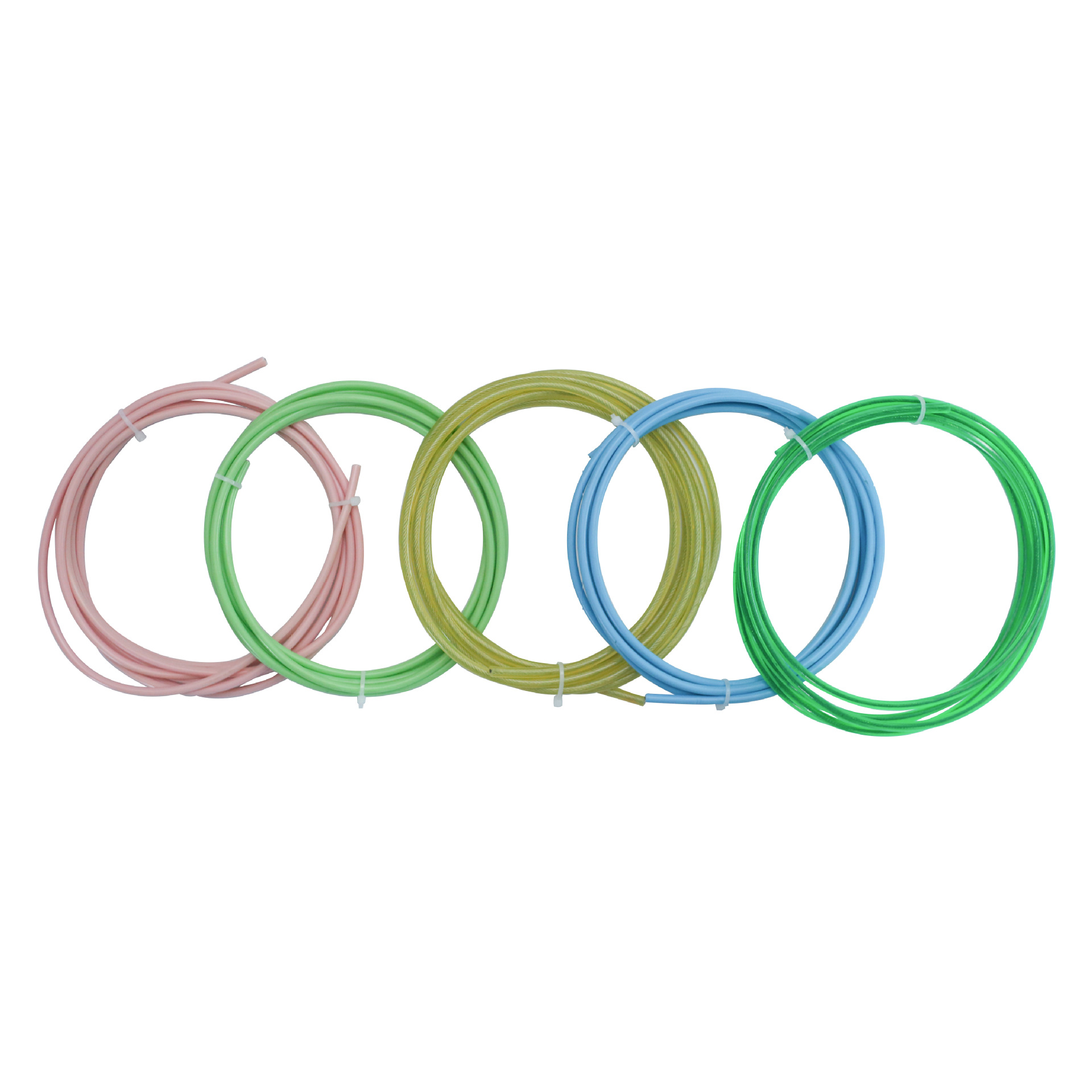 Steel Wire Rope Factory Custom-Made Rubber-Coated Jump Rope, Plastic-Coated Rope Body, Blue 4.02.5, Student Fitness Wear-Resistant Jump Rope