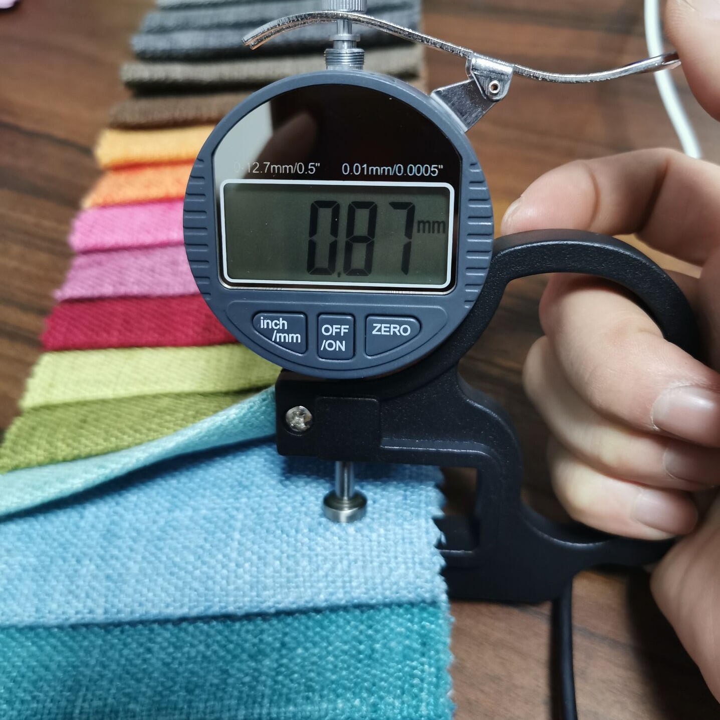 New sofa fabric bamboo solid color coarse linen padded linen cotton and linen tablecloth pillow case fabric spot wholesale