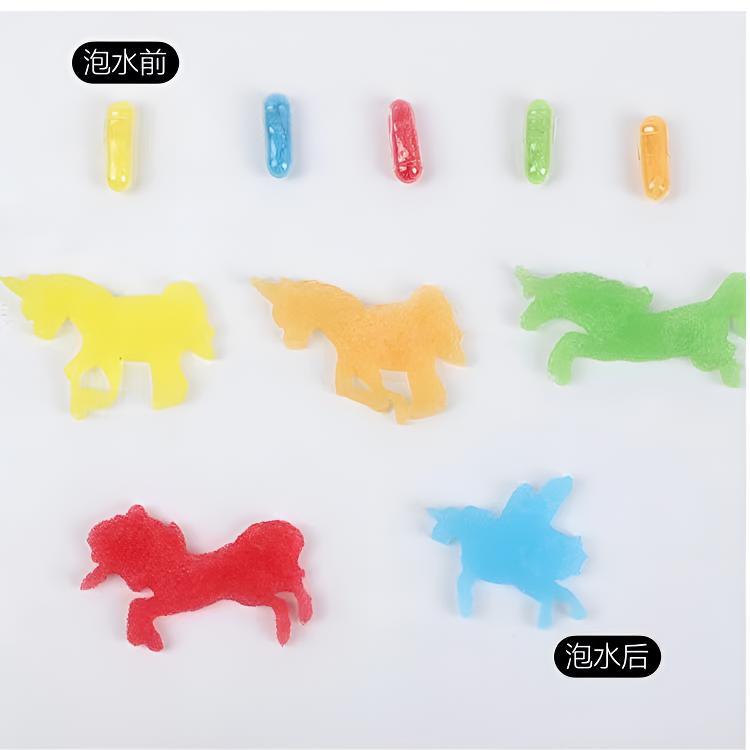 Cross-Border Toys for Children Soaked in Water to Expand and Enlarge Capsule Toys Dinosaur Marine Life Creative Novelty Educational Toys