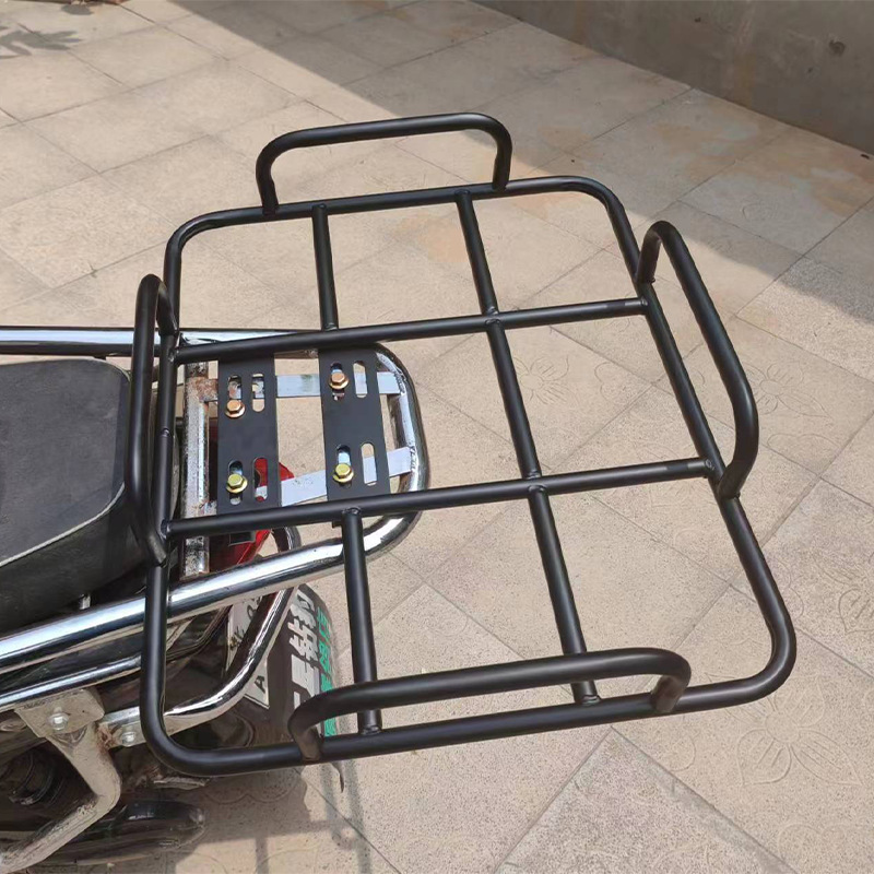 Vehicle-Mounted Tail Rack Fixed Tray Iron Shelf Delivery Box Rack Frame Electric Vehicle Rear Reinforcement