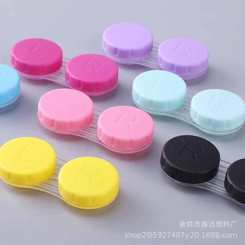 Wholesale Contact Lens Companion Box Double Box Manufacturer Wholesale Multi-Color Contact Lens Box Plastic Pp Material