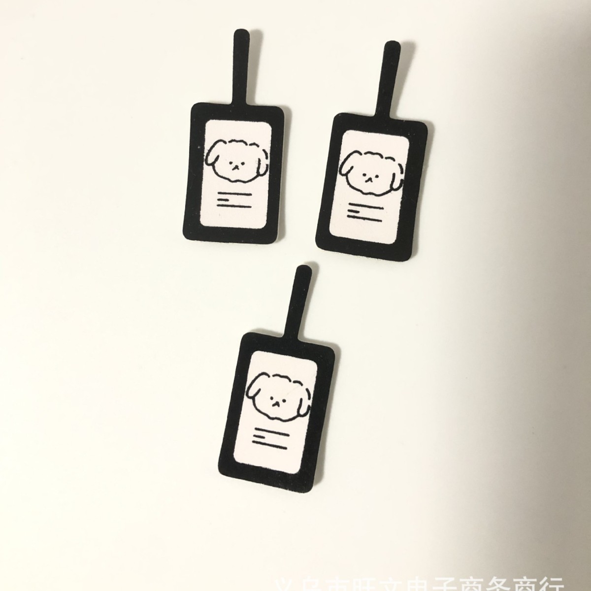 Factory Direct Sales Leather Label Microfiber Cartoon Label Hat Scarf Gloves Luggage Clothing Apparel Headwear Hair Accessories Cute