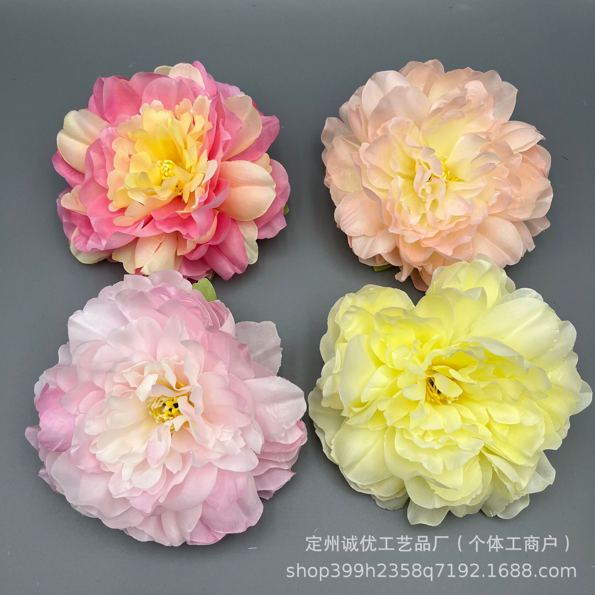 New simulation peony flower diy handmade wreath decoration wedding hotel flower wall silk flower flower factory wholesale