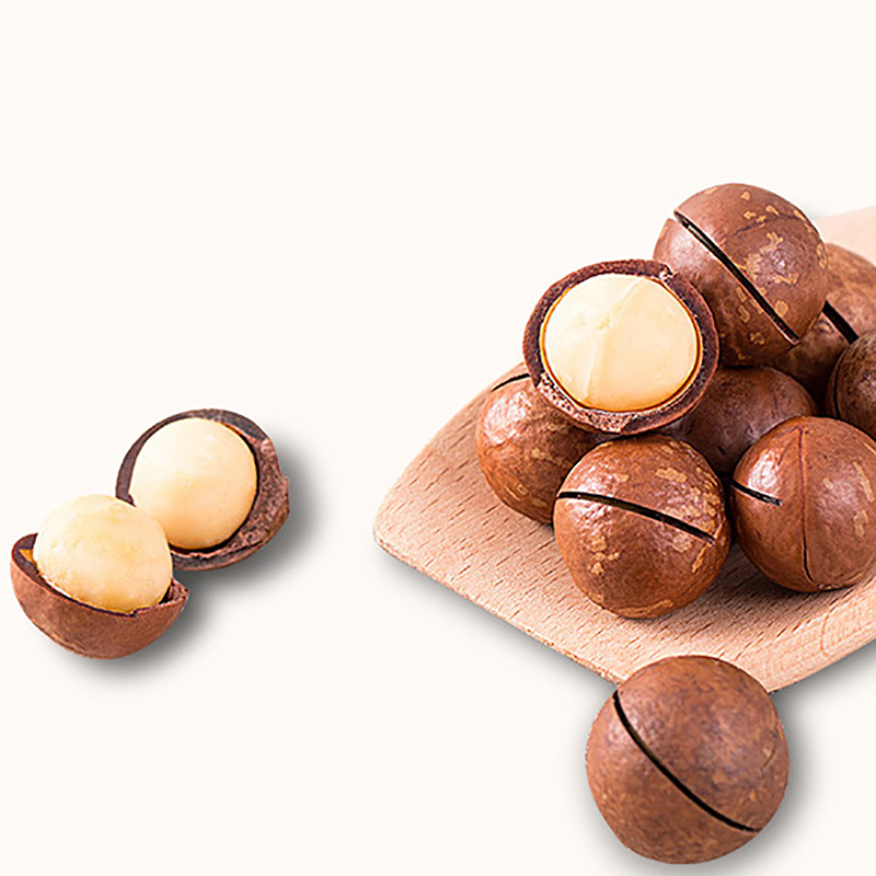 Baicao Flavored Macadamia Nuts 100g Box Size 60 Packs of Crispy Nuts and Delicious Creamy Snacks