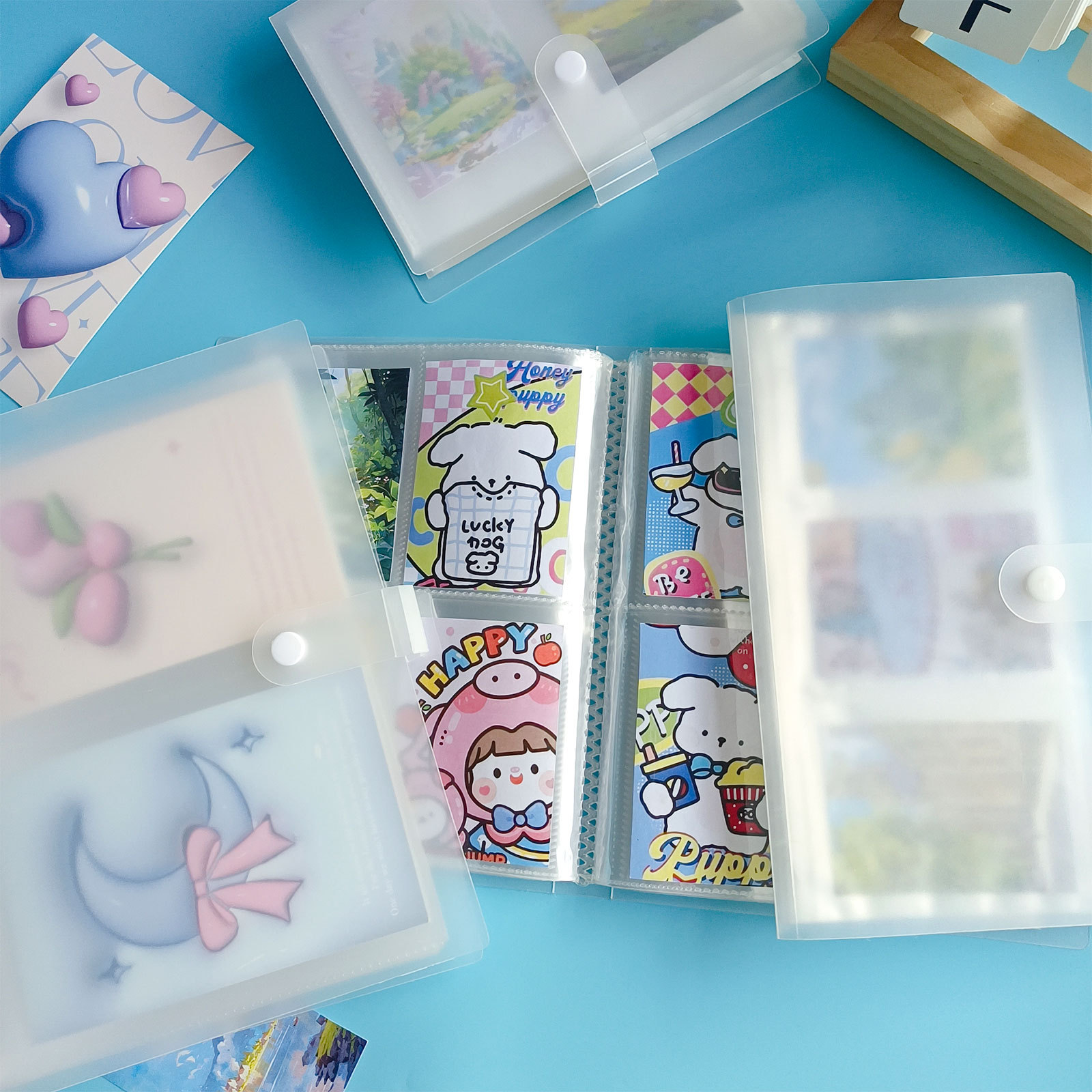 in stock 3-inch 4-inch 5-inch Album Train Ticket Movie Ticket Storage Porarite Collection Portable Transparent Card Album