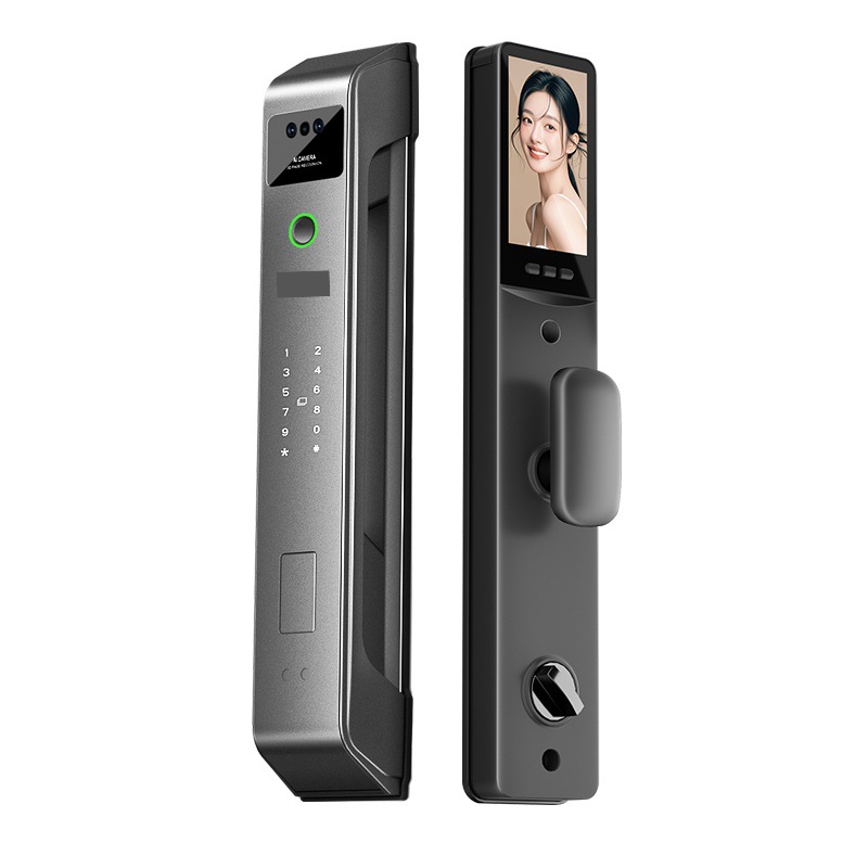 Palm Vein 3D Face Recognition Smart Door Lock Password Lock Fingerprint Lock Intercom Smart Lock Monitoring Cross-Border Graffiti