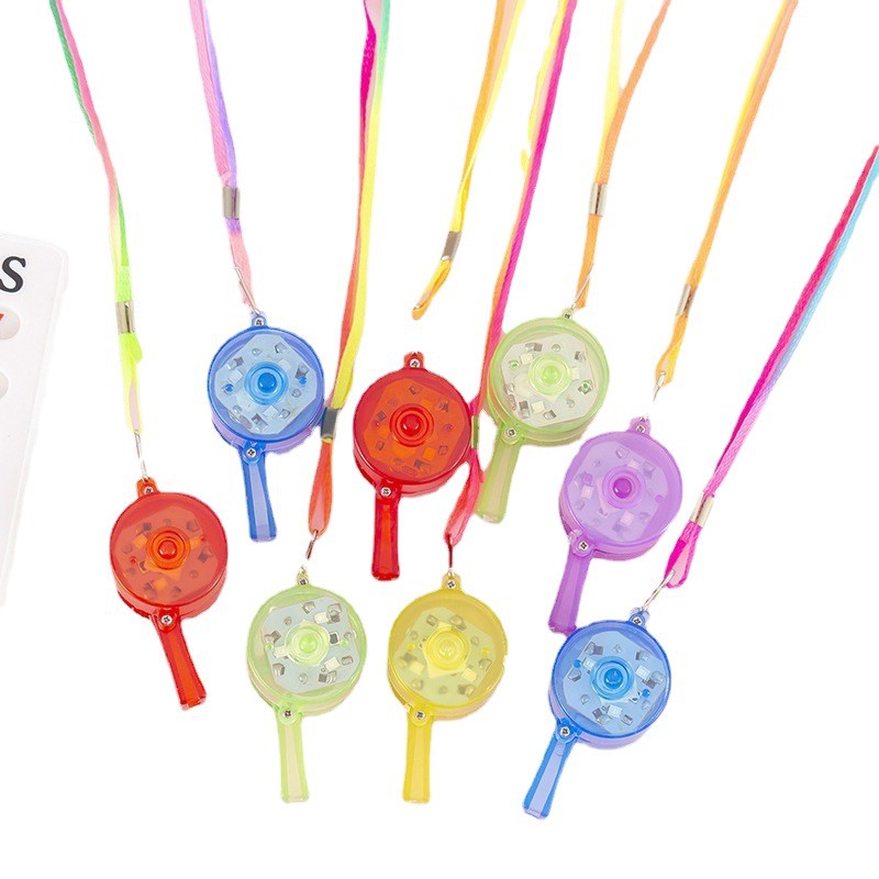 Children's Luminous Whistle, Cheering Flash Whistle, Bar Party Atmosphere Supplies, Luminous Whistle Light Toys Wholesale
