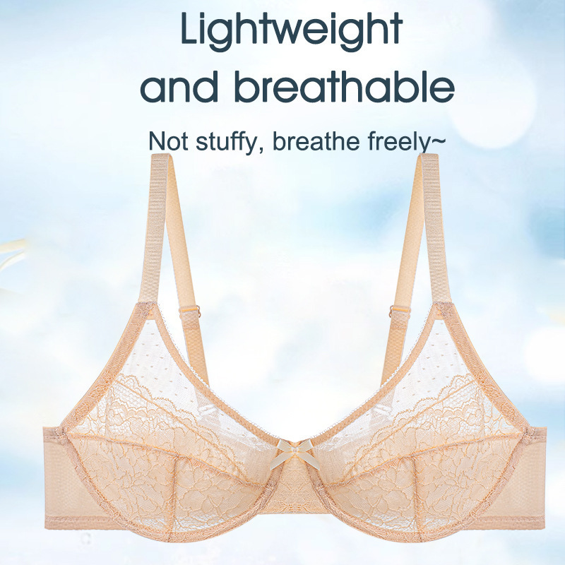 Cross-Border Amazon Xiyin Independent Station Foreign Trade French Underwear Ultra-Thin Bra Push-Up Anti-Sagging Bra for Women