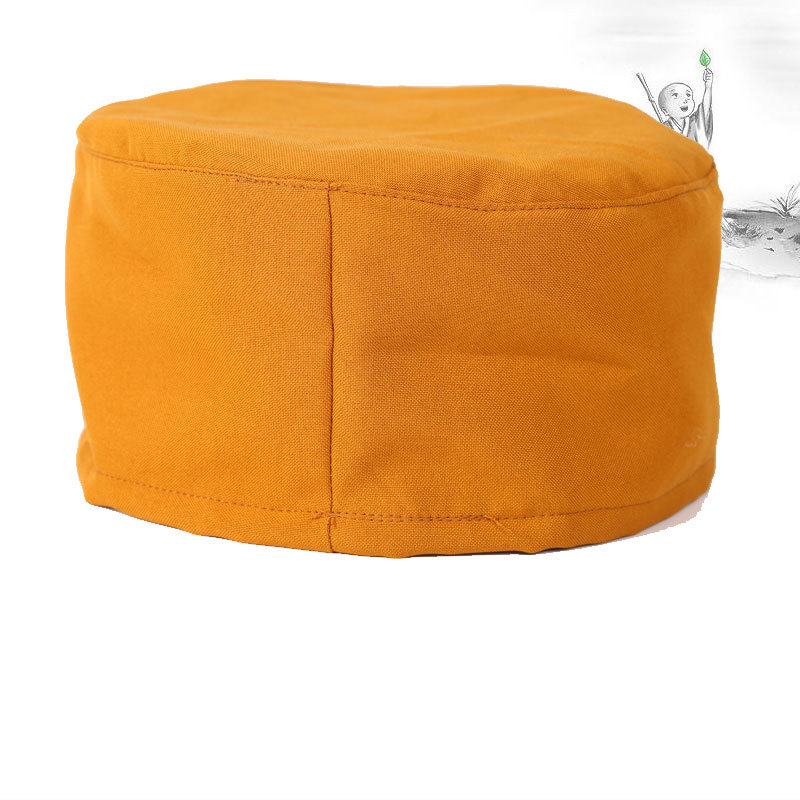 Monk Hat Lay Hat Breathable and Comfortable Double-Layer Monk Hat Monk Nun Meditation Hat Bhikhuni Monk Hat