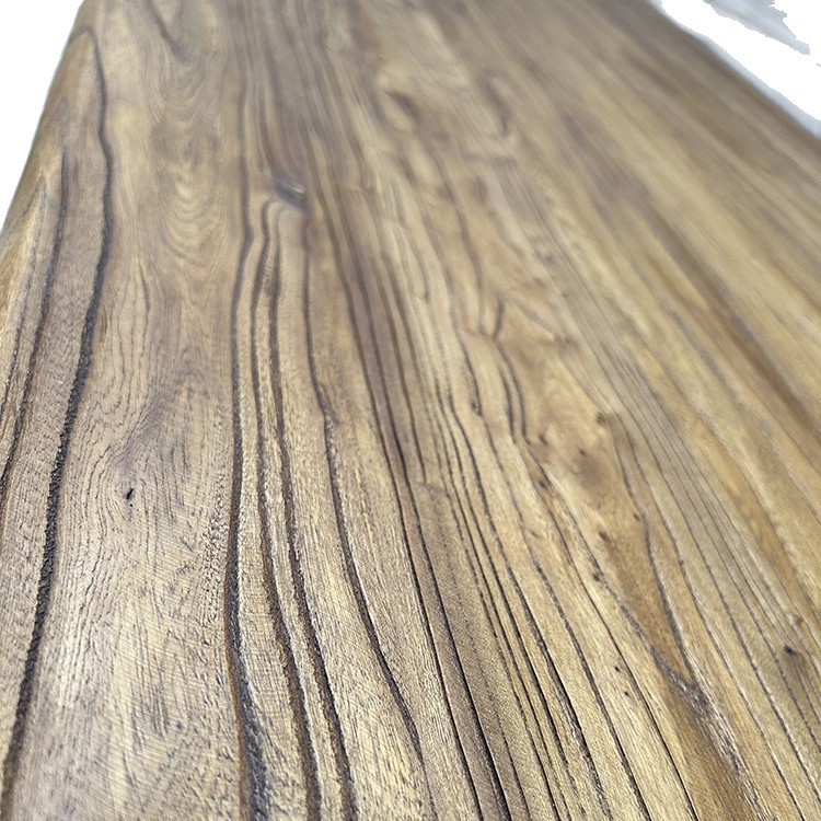 Old Elm Wood Table Solid Wood Retro Tea Table Tea Table Long Dining Table Home Log Desktop Bar Long Table Desk