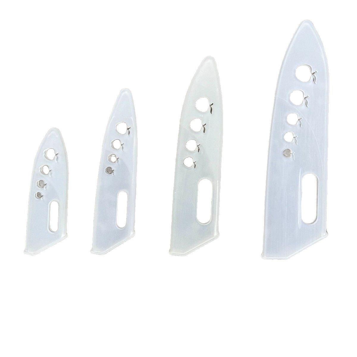 Factory direct supply 3456 inch PP plastic knife cover stainless steel knife protective cover portable knife sheath fruit knife protective cover