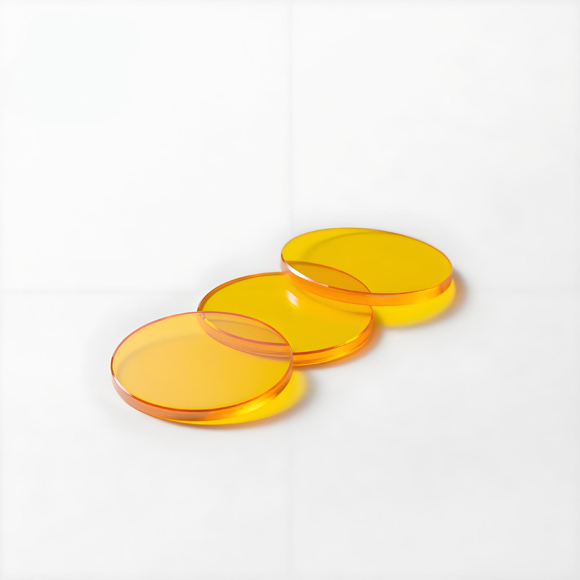 Znse Infrared Window Piece Zinc Selenide Window Piece 0.6-16μm Wave Transparent Infrared Thermal Imaging Spectrometer Special