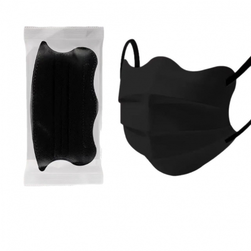 Morandi Butterfly-Shaped Mask for Women with Good Looks, Plus Size, Big Face, Wavy Cloud V-Shaped Mask, Showing Small V Face