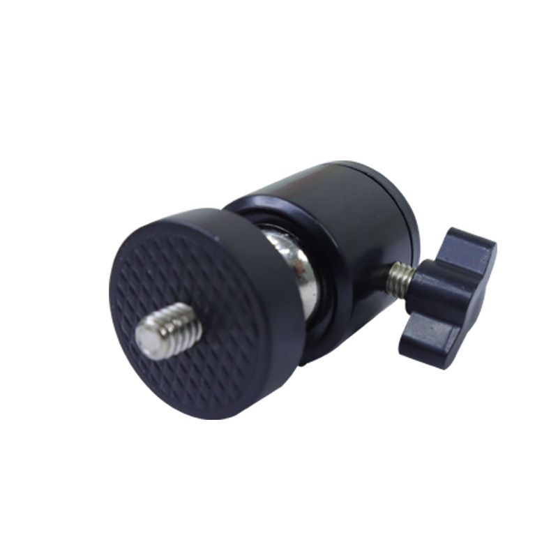 Live Tripod Photography Accessories Metal Hot Shoe Small PTZ Hand-held Universal Rotating 360-degree Metal PTZ