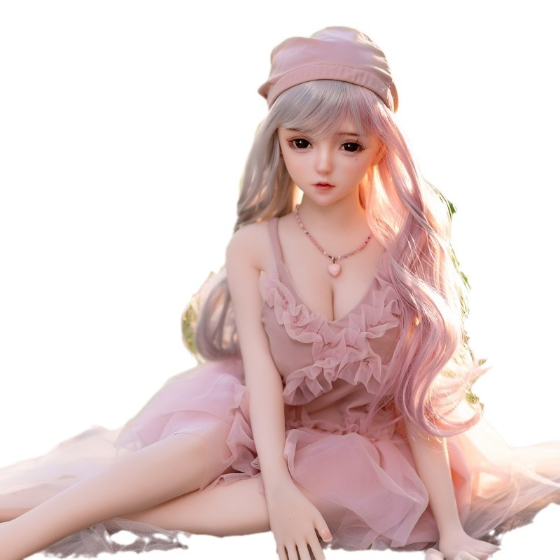 Small Physical Anime Silicone Doll for Men, Two-Dimensional Life-Size Figure, Insertable for Masturbation, Realistic Female Version