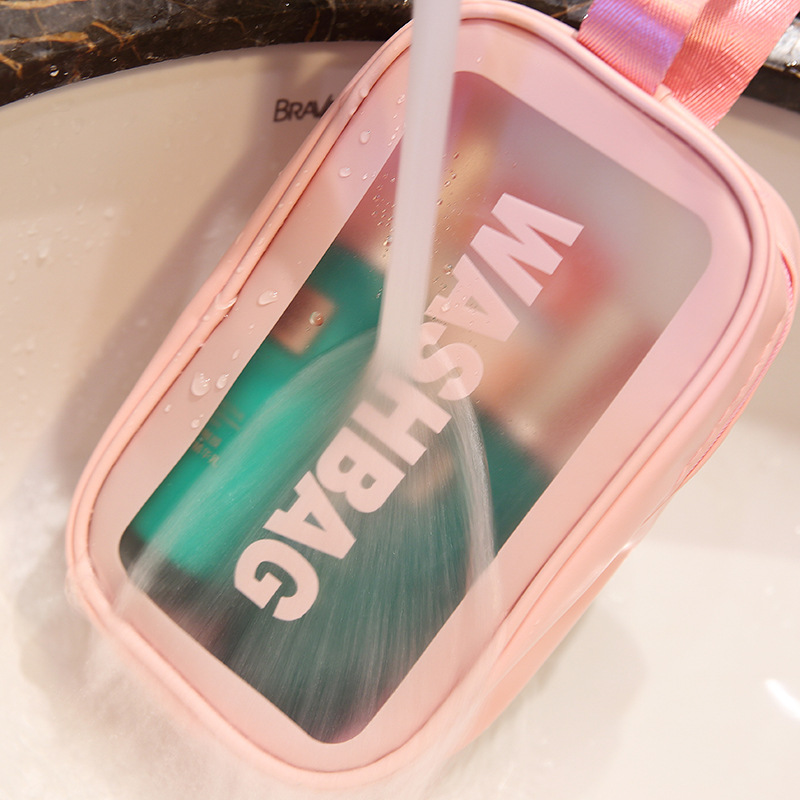 Toiletry Bag Portable Cosmetic Bag Waterproof Toiletry Bag Large Capacity Transparent Travel Portable Storage Bag