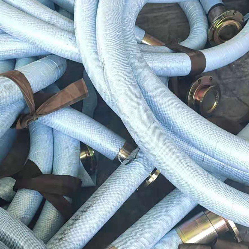 High Temperature Steam Hose Steel Braided Steam Rubber Hose High Pressure Steam Rubber Hose Hydraulic Hose Manufacturer Customization