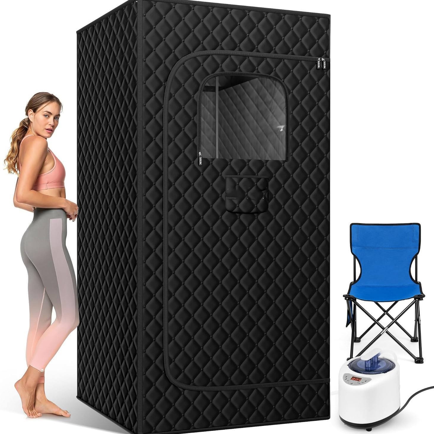 Cross-border steam box household bracket portable whole body sauna room steaming machine steam room steam sauna box