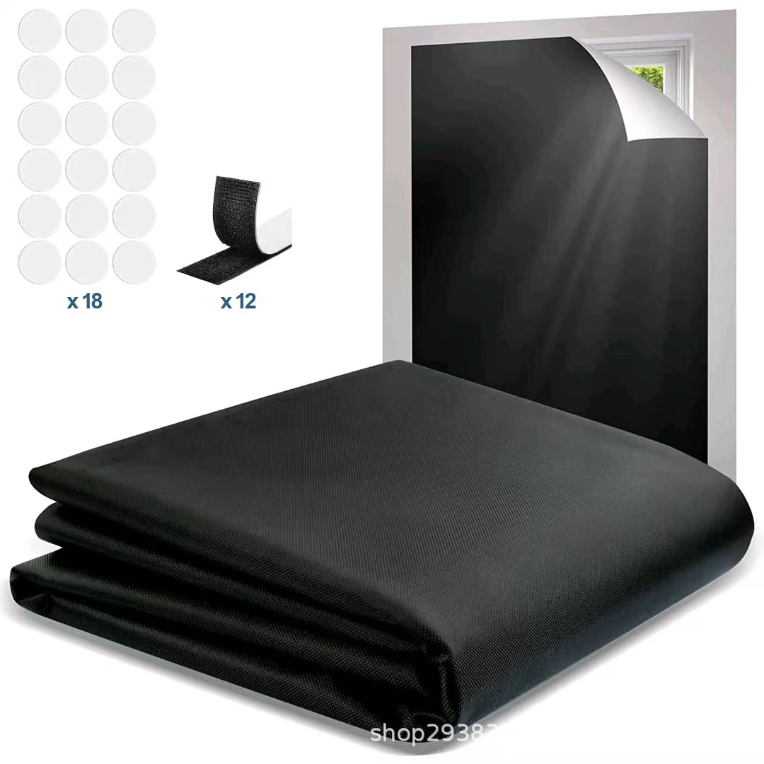 Кросс-бордовые занавески из оксфордской ткани 210t с полной защитой, серебряное покрытие, домашние портативные занавески для путешествий, можно обрезать