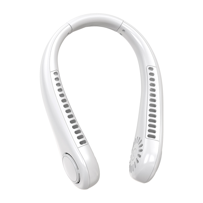 Cross-border explosives hanging neck fan portable intelligent quick display small fan portable small lazy person hanging neck refrigeration